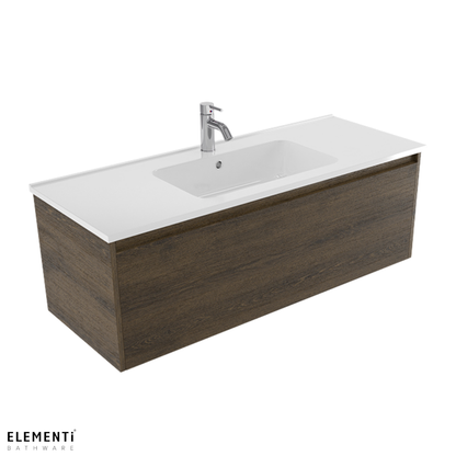 Elementi Novara 1 Drawer Wall Hung Vanity 1200mm | Available in 11 Colours