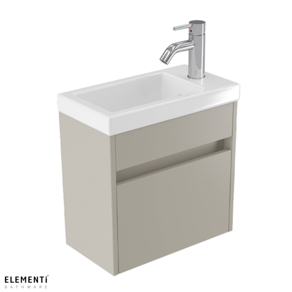 Elementi Novara Wall Hung Vanity 440mm - 11 Colour Options