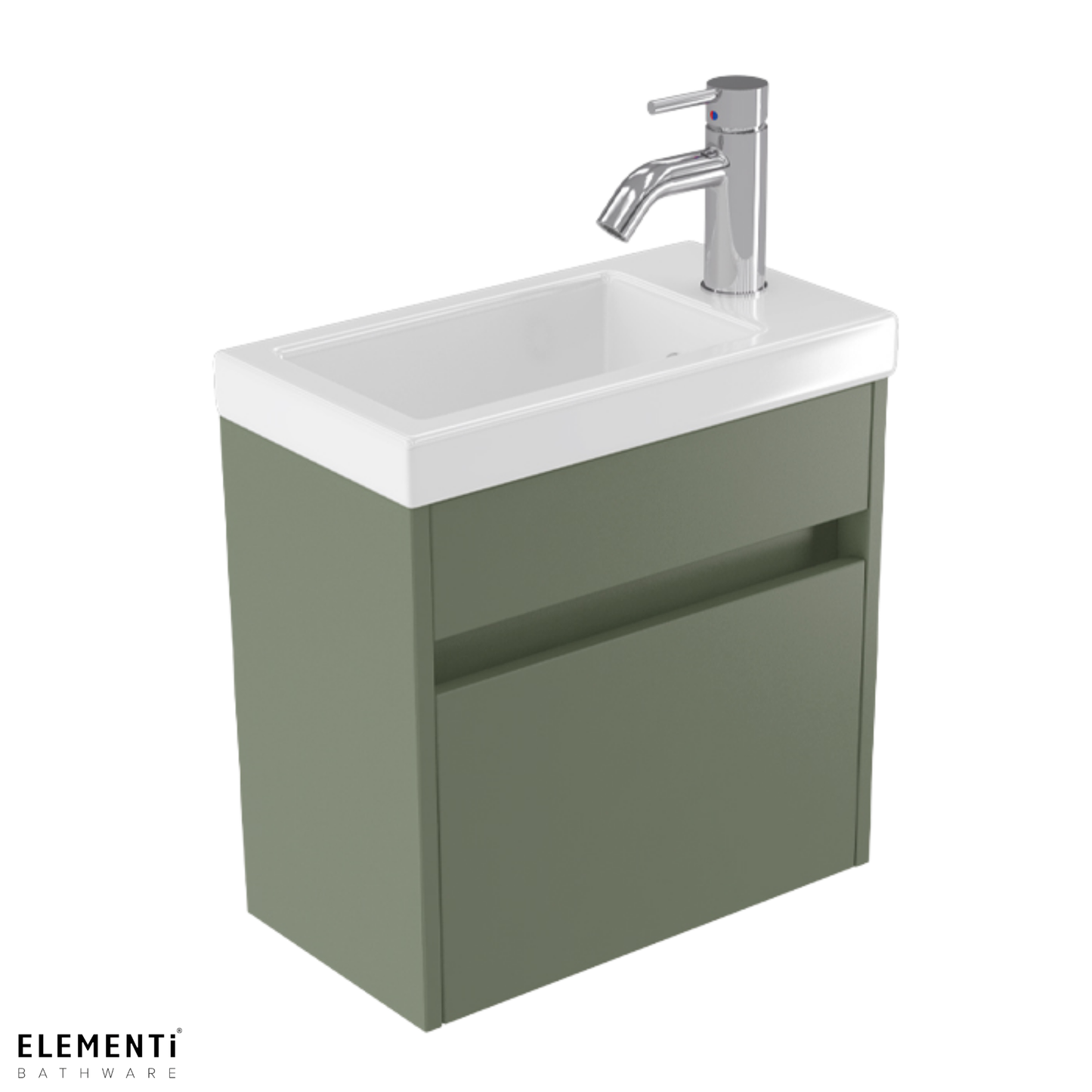 Elementi Novara Wall Hung Vanity 440mm - 11 Colour Options