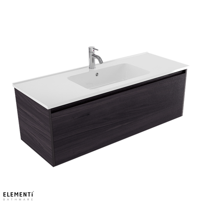 Elementi Novara 1 Drawer Wall Hung Vanity 1200mm | Available in 11 Colours