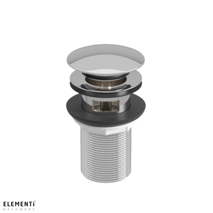 Elementi Basin Clicker Waste 32mm with Overflow | Available in 5 Colours