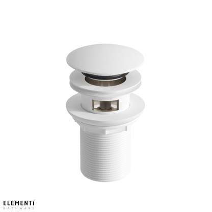 Elementi Basin Clicker Waste 32mm with Overflow | Available in 5 Colours