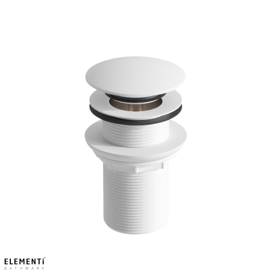 Elementi Basin Clicker Waste 32mm No Overflow | Available in 5 Colours