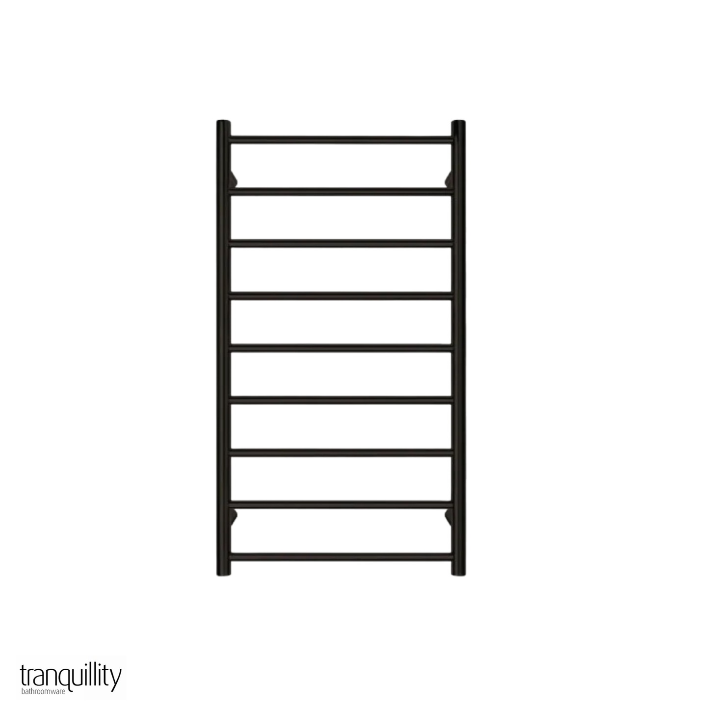 Tranquillity Jersey Round Heated Towel Rail - 3 Sizes / 6 Colour Options