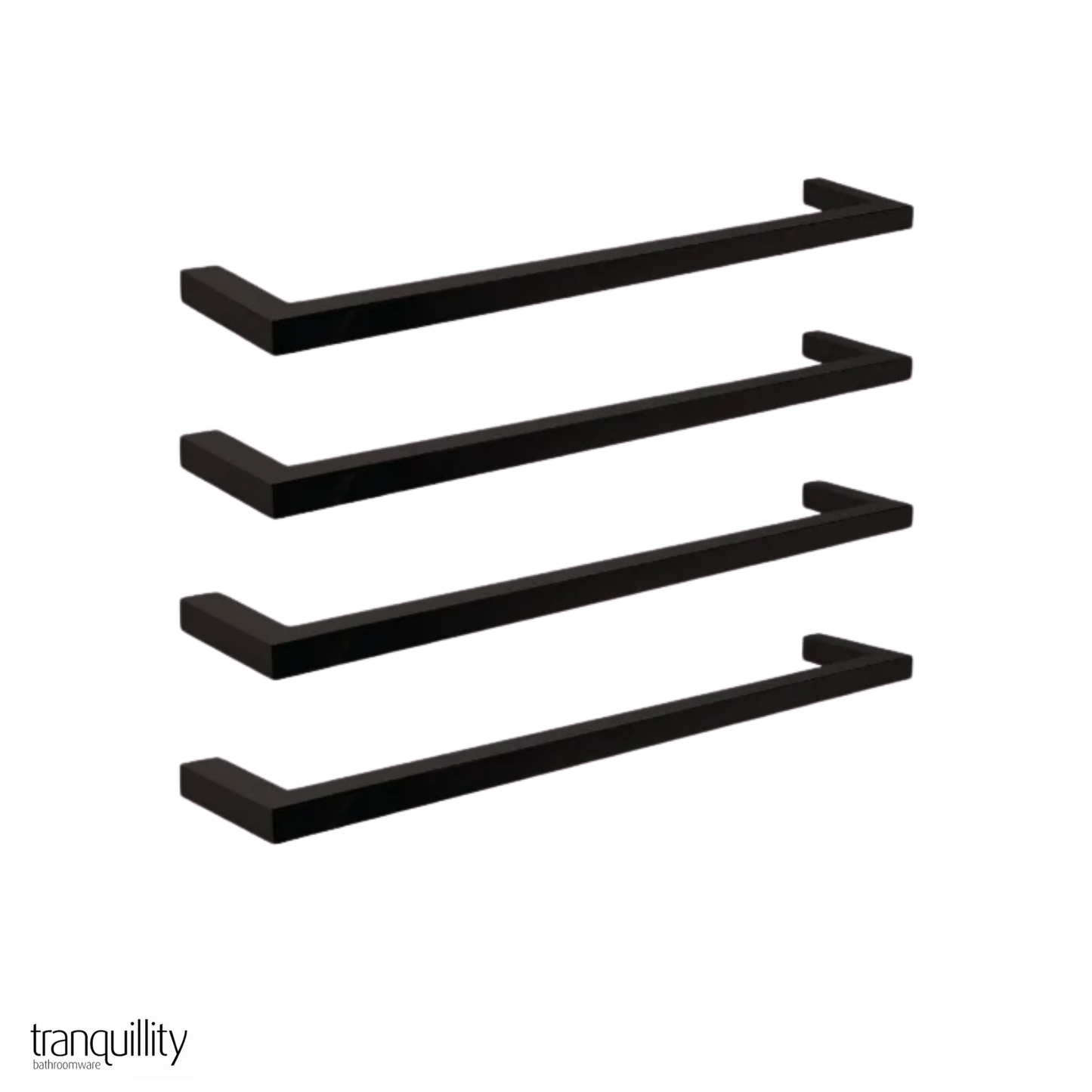 Tranquillity Square Single Heated Bar 450mm | Available in 5 Colours