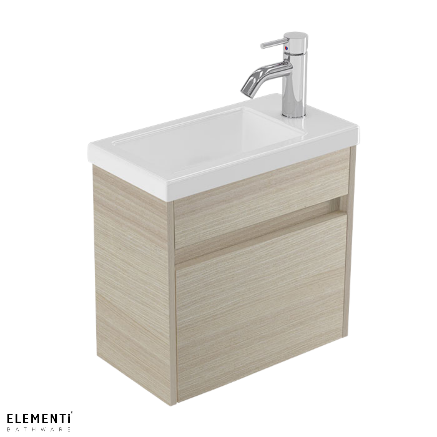 Elementi Novara Wall Hung Vanity 440mm - 11 Colour Options