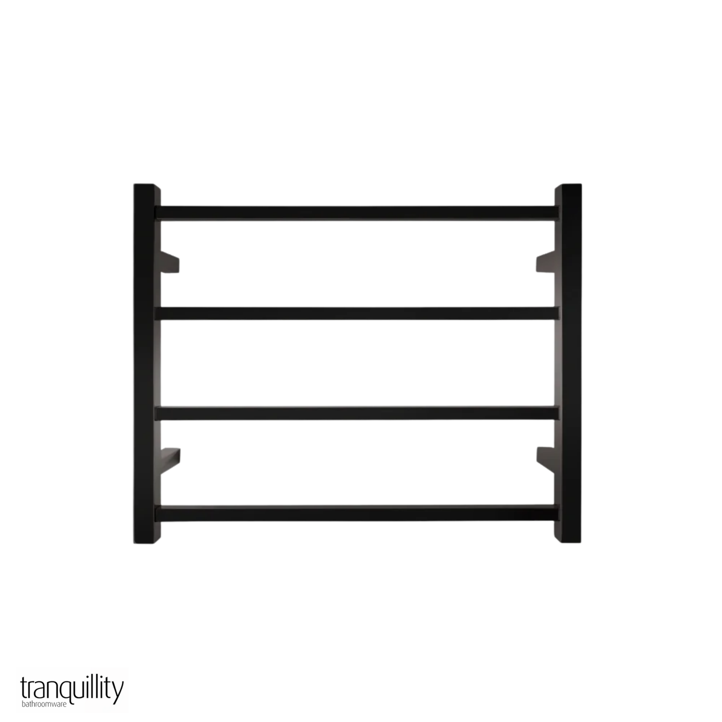 Tranquillity Jersey Square 4-Bar Heated Towel Rail | 500 x 620mm - Available in 5 Colours