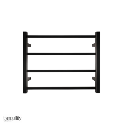 Tranquillity Jersey Square 4-Bar Heated Towel Rail | 500 x 620mm - Available in 5 Colours