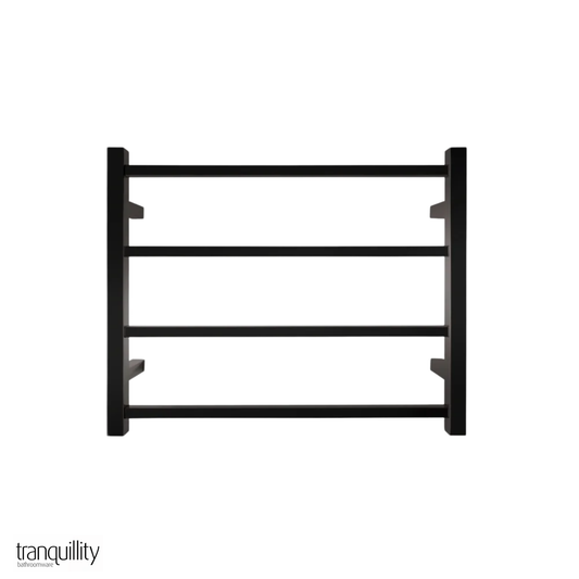 Tranquillity Jersey Square 4-Bar Heated Towel Rail | 500 x 620mm - Available in 5 Colours
