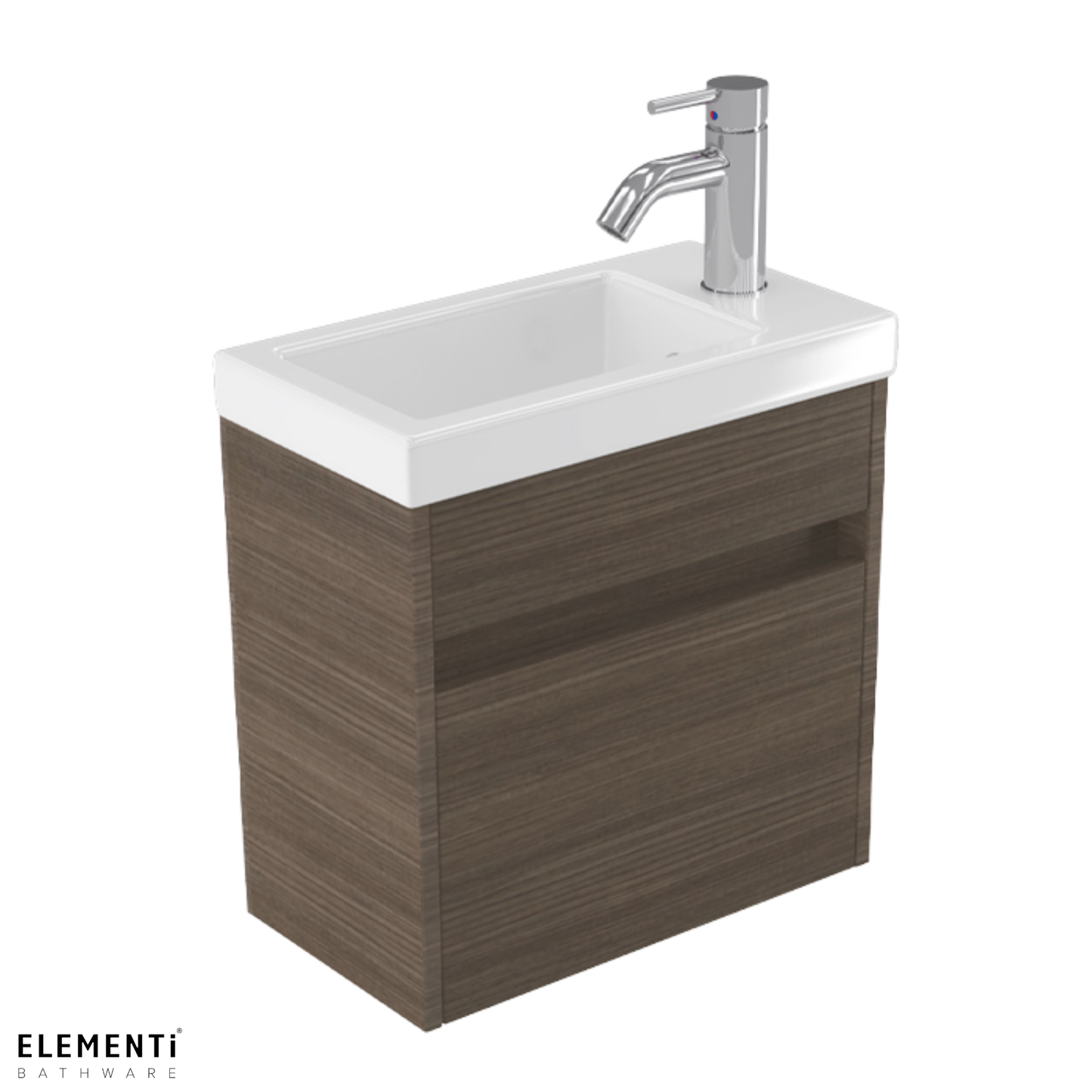 Elementi Novara Wall Hung Vanity 440mm - 11 Colour Options