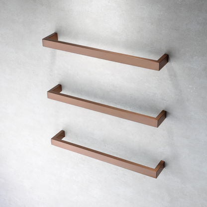 Heirloom Strata Studio 1 Single Bar Towel Warmer | 632mm - Available in 8 Colours