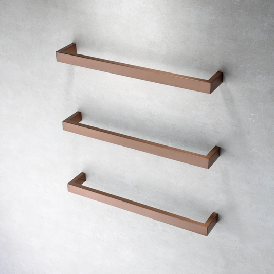 Heirloom Strata Studio 1 Single Bar Towel Warmer | 632mm - Available in 8 Colours