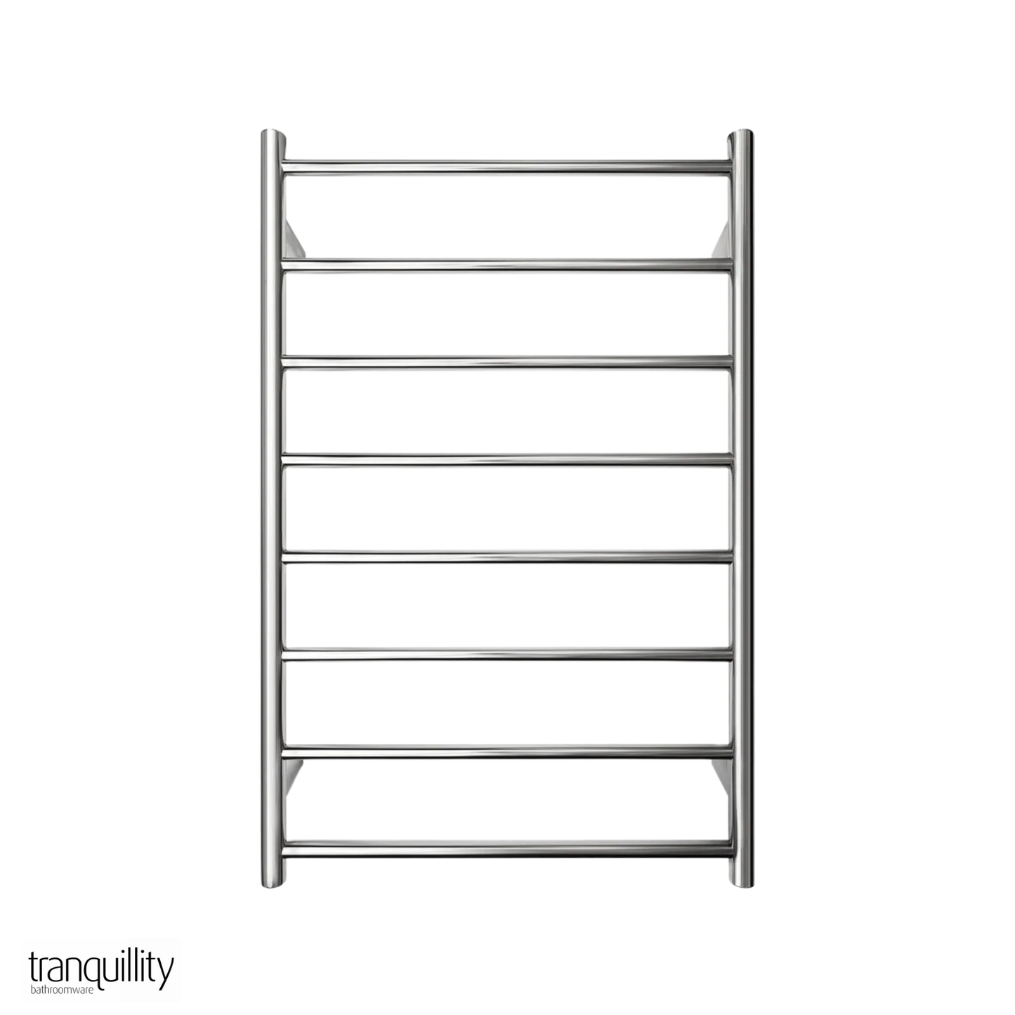 Tranquillity Executive 8 Bar Round Heated Towel Rail - 3 Colour Options