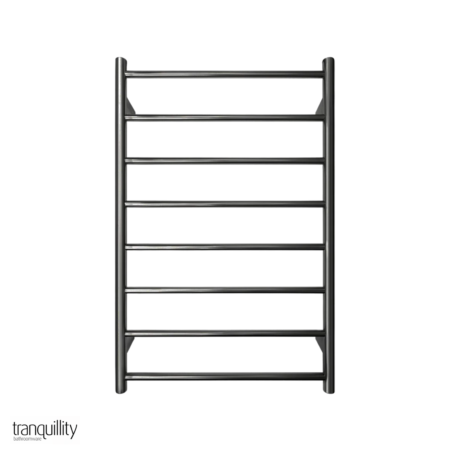 Tranquillity Executive 8 Bar Round Heated Towel Rail - 3 Colour Options