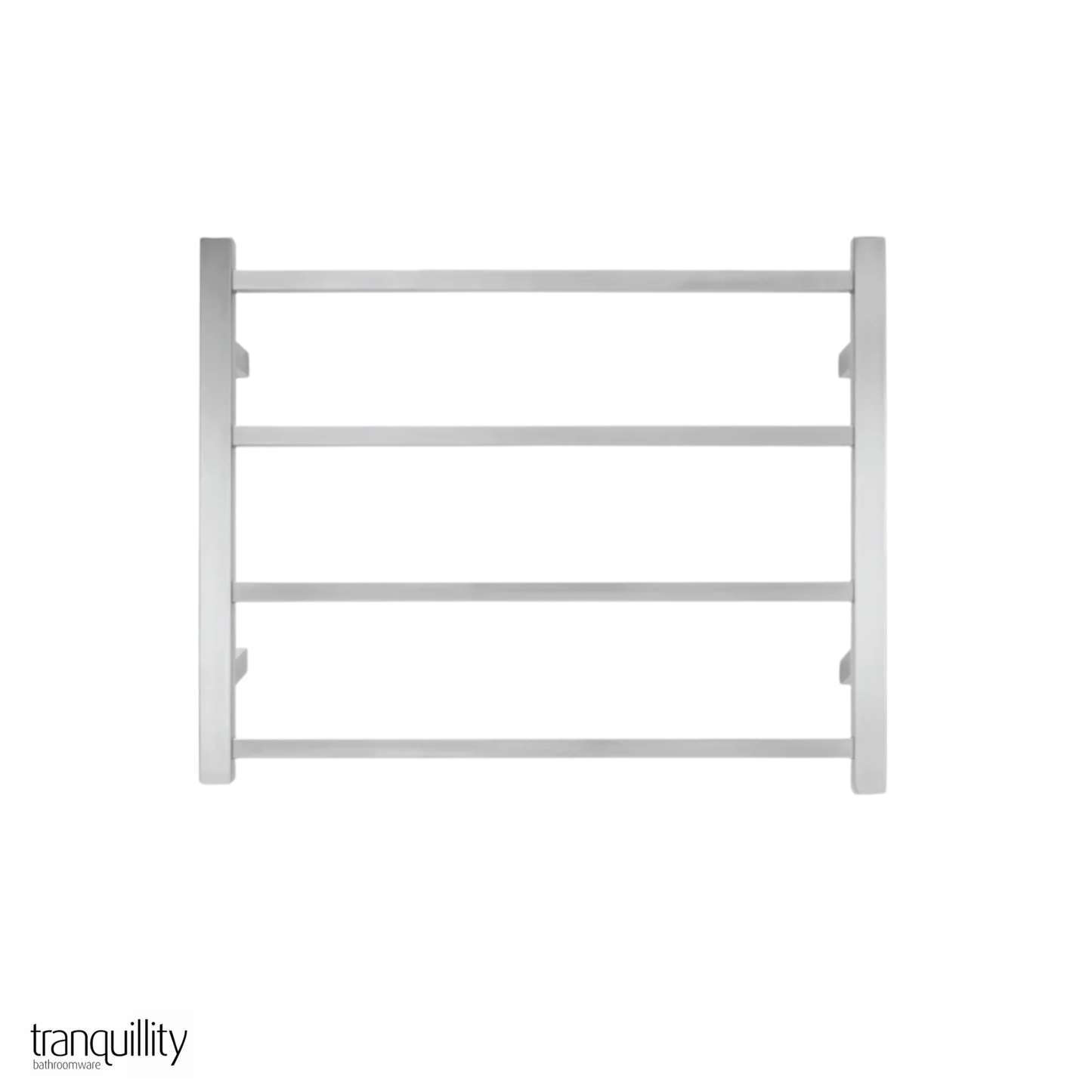 Tranquillity Jersey Square 4-Bar Heated Towel Rail | 500 x 620mm - Available in 5 Colours