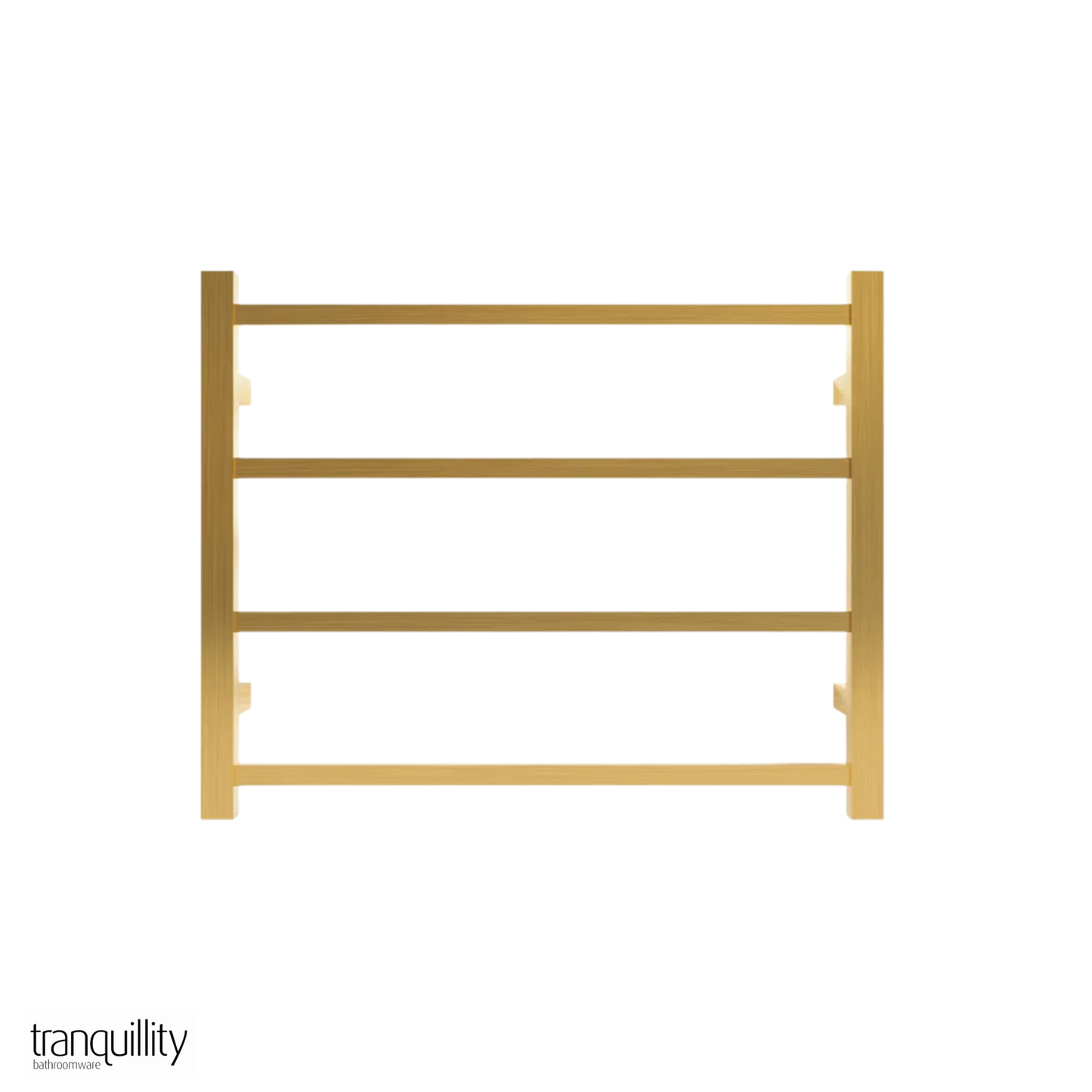Tranquillity Jersey Square 4-Bar Heated Towel Rail | 500 x 620mm - Available in 5 Colours