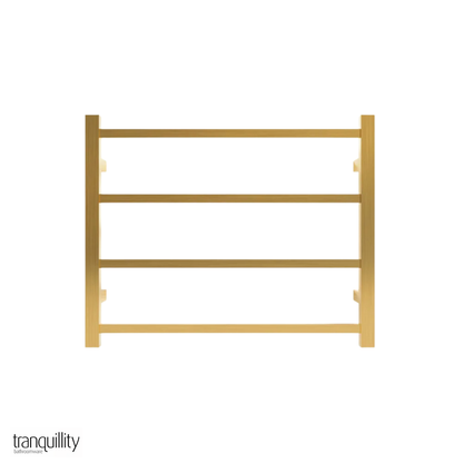 Tranquillity Jersey Square 4-Bar Heated Towel Rail | 500 x 620mm - Available in 5 Colours