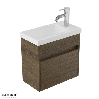 Elementi Novara Wall Hung Vanity 440mm - 11 Colour Options