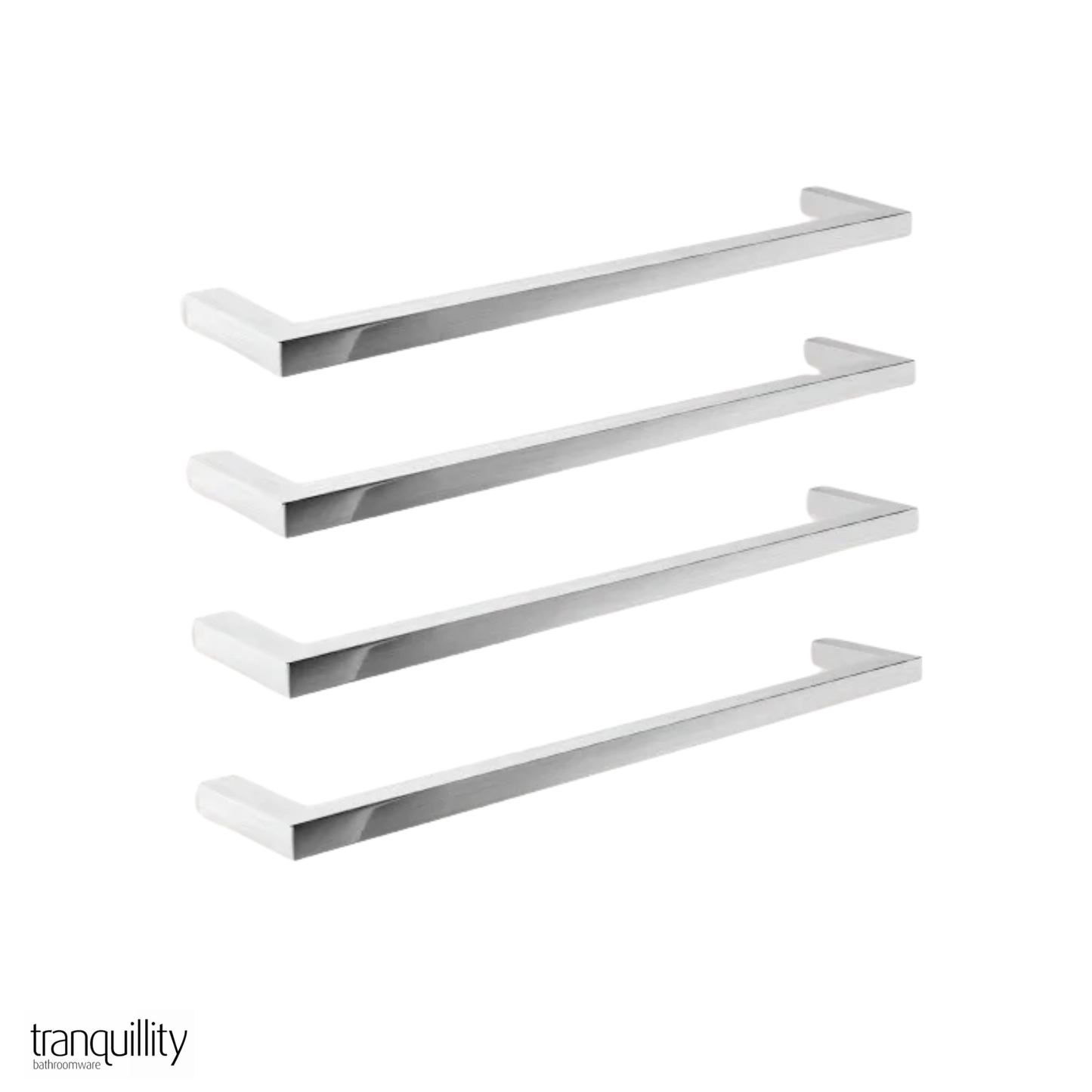 Tranquillity Square Single Heated Bar - 3 Sizes / 5 Colour Options