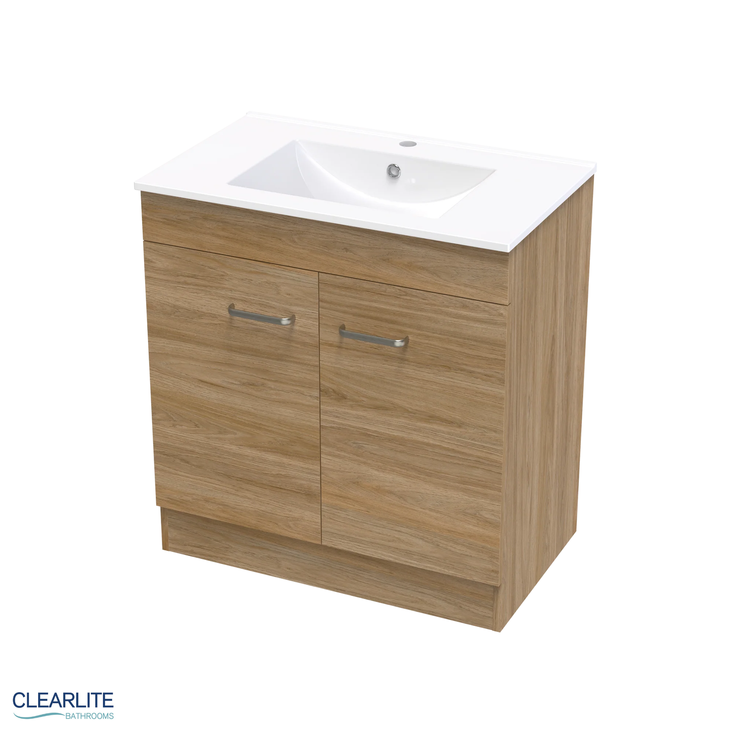 Clearlite Pacific Door Only Floor Standing Vanity 750mm - Available in 3 Colours