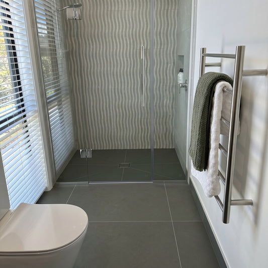 Tranquillity Tile Insert Point Drain 110mm | Available in 4 Colours