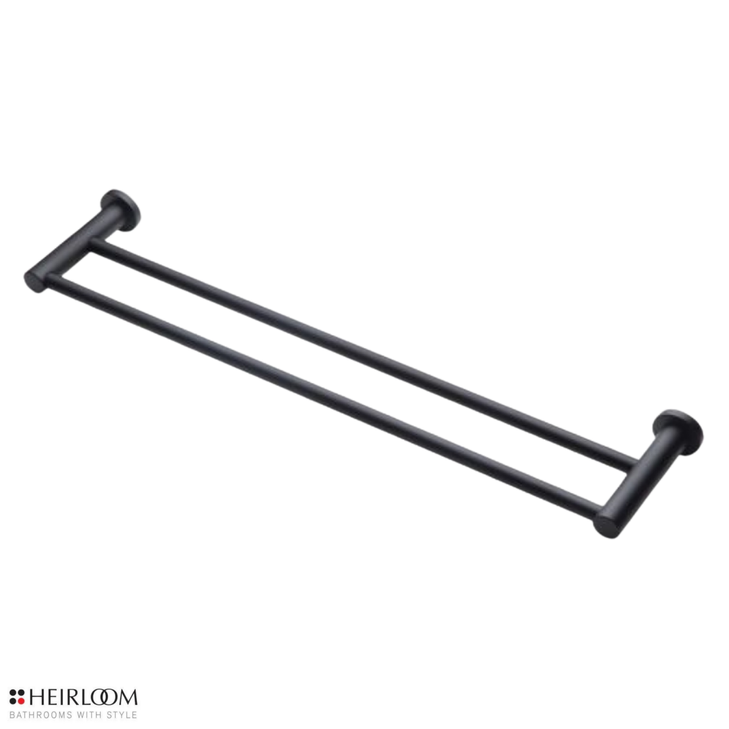 Heirloom Centro Double Towel Rail 600mm | Available in 2 Colours