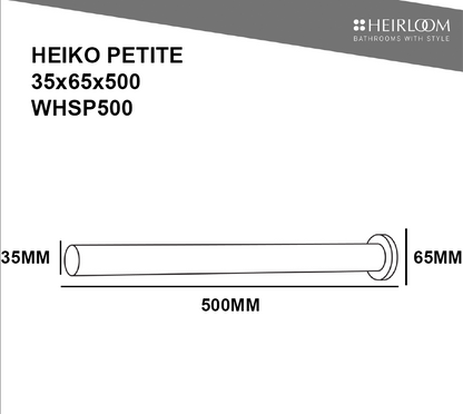 Heirloom Heiko Petite Towel Warmer 500mm - Chrome