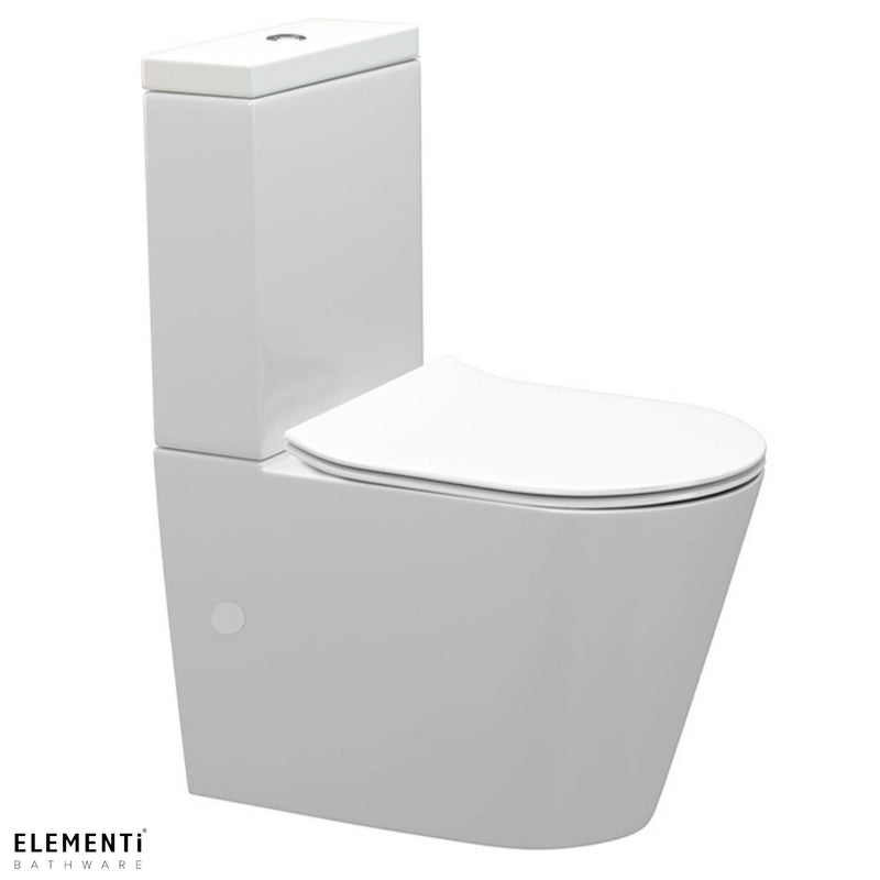 Elementi LSPEC CC Back to Wall Toilet Suite | Gloss White