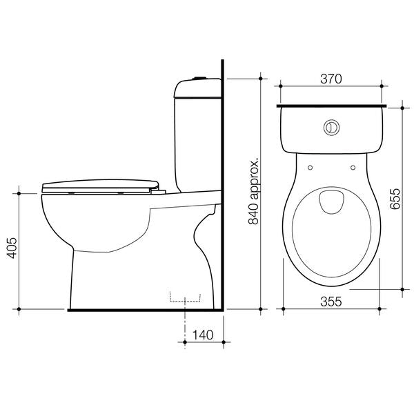 Stylus Origin Close Coupled Rimless Suite