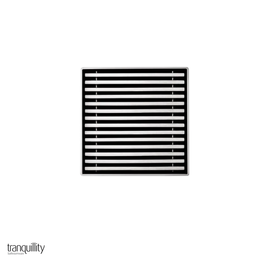 Tranquillity Mesh Point Drain 110mm | Polished Stainless