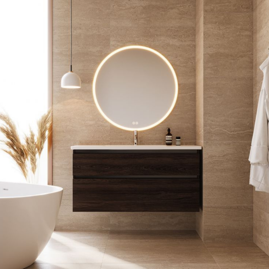 VCBC Soft 2 Drawer Wall Hung Vanity 1200mm | Available in 13 Colours
