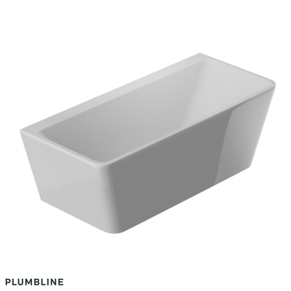 Plumbline Pure Zone Back To Wall Bath 1700mm