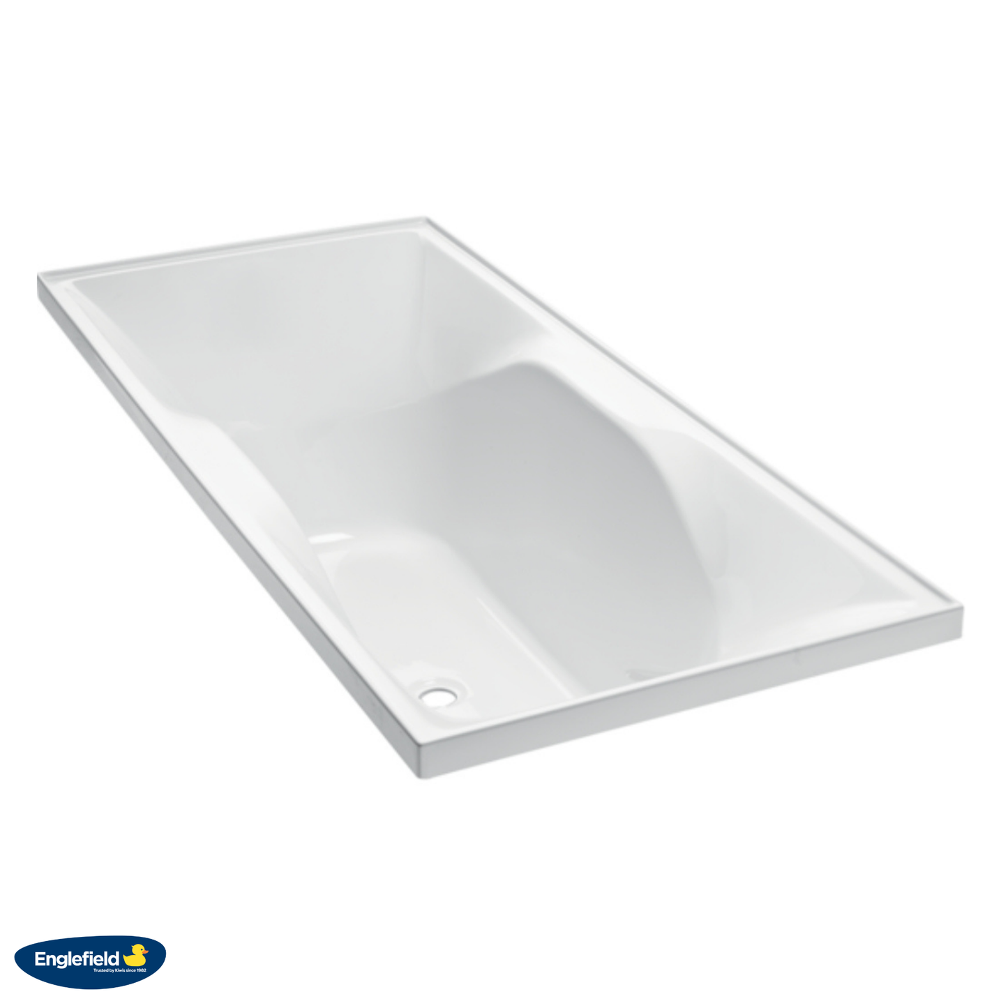 Englefield Studio II Symmetrical Rectangular Bath | 1800mm x 760mm