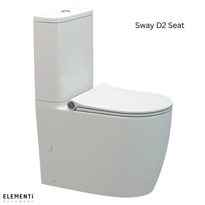 Elementi Uno Overheight CC Back to Wall | Toilet Suite