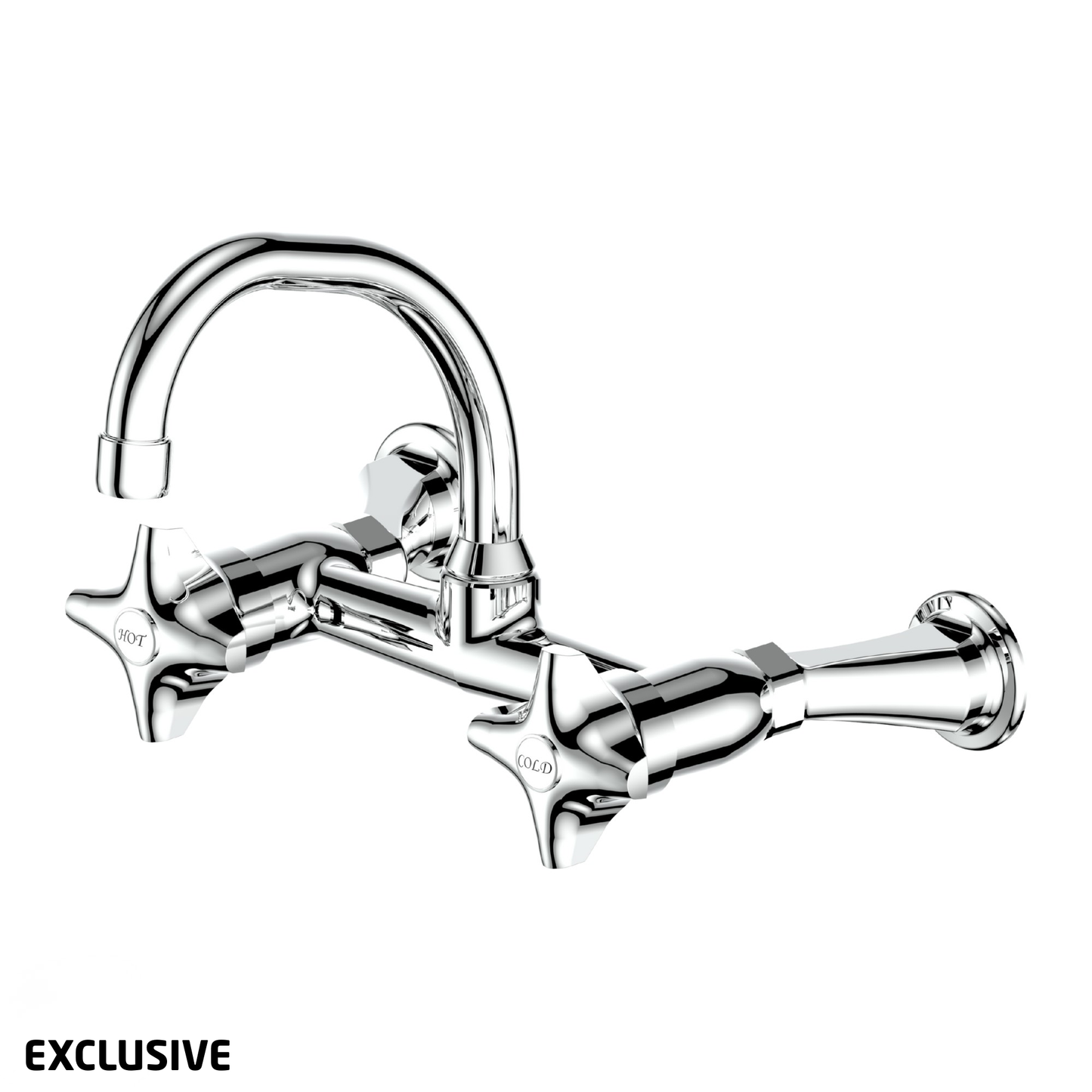 Tawa Exposed Sink Faucet 150mm - Chrome