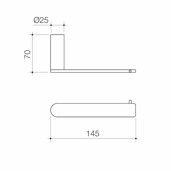 Caroma Urbane II Toilet Roll Holder | Available in 5 Colours