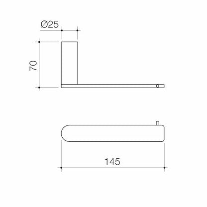 Caroma Urbane II Toilet Roll Holder | Available in 5 Colours