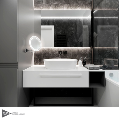 Trendy Mirrors Wall Mount LED Magnifying Mirror (Battery) 195mm