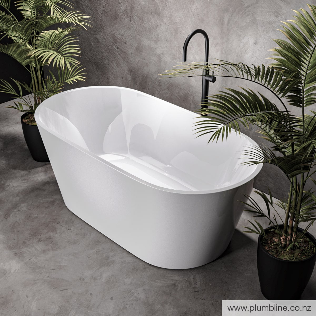 Plumbline Tondo Freestanding Bath 1500mm